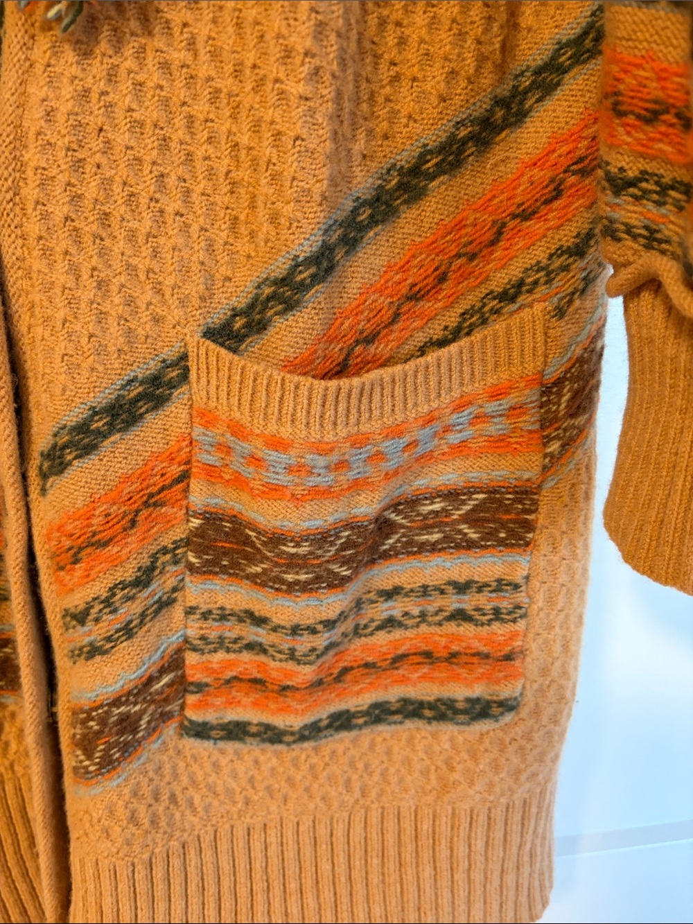 Anthropologie long fringe cardigan. - Picture 5 of 9